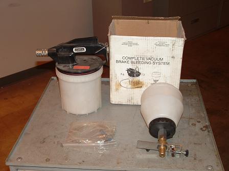 Snap On Brake Bleeder with Mark III refiller system
